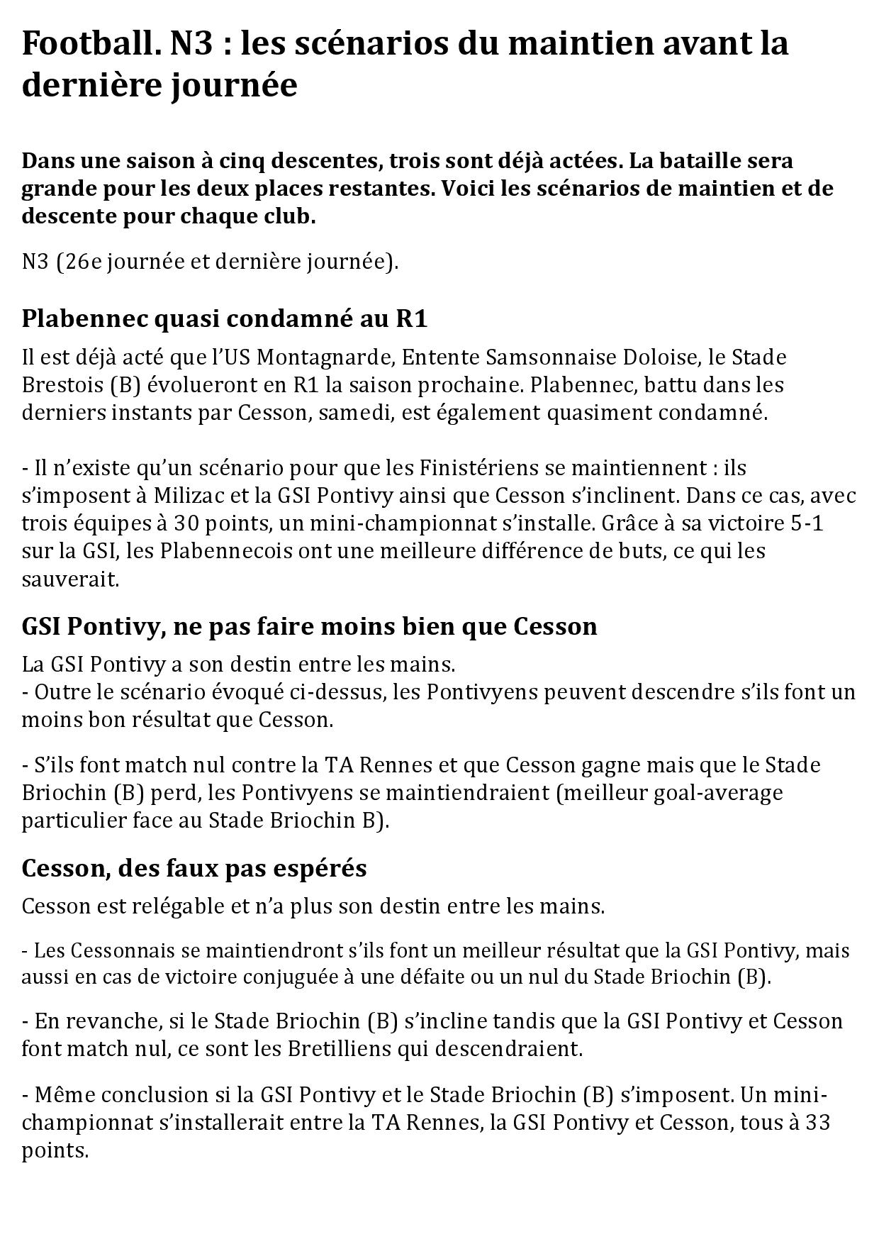 Scénarios De Maintien1